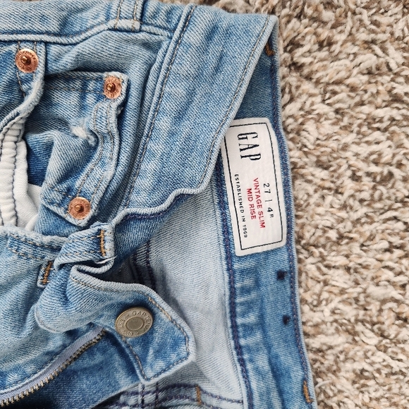 Light Blue Distressed Women's Jeans - Picture 3 of 3